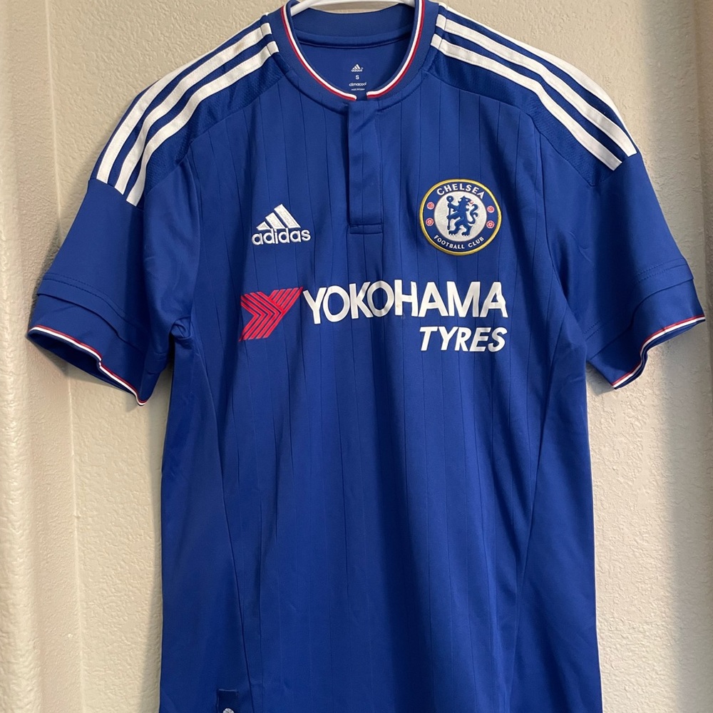 Jersey Chelsea Yokohama Tyres Adidas ClimaCool 2015 T-shirt Football Blue Trikot